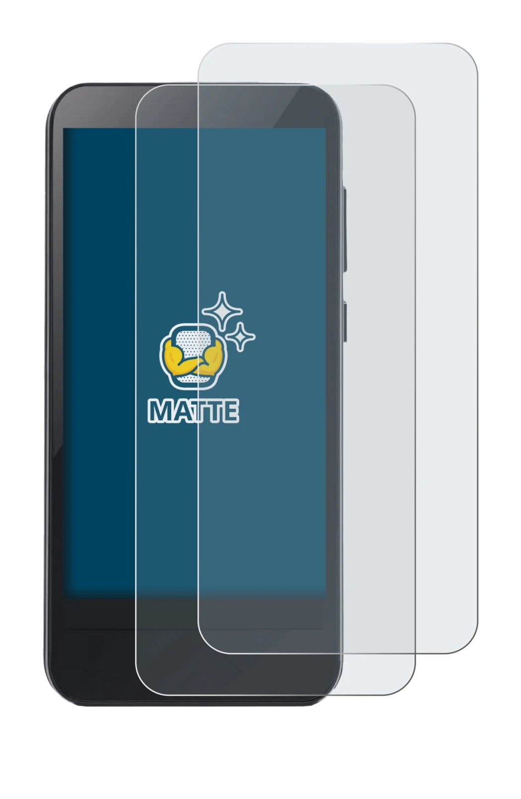 Image of the device Omnipod 5 with a wide variety of screen protectors.