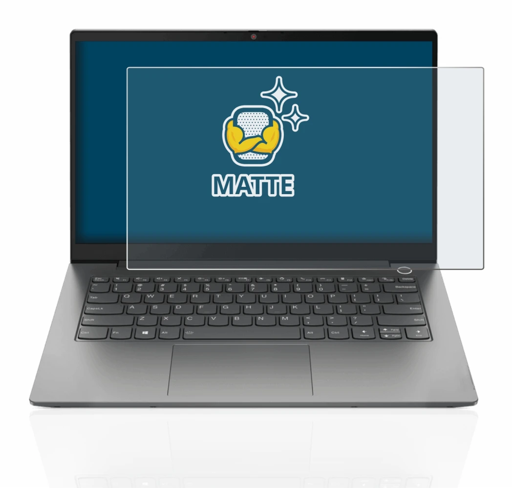 Image of the device Lenovo ThinkBook 14 Gen 4 with a wide variety of screen protectors.