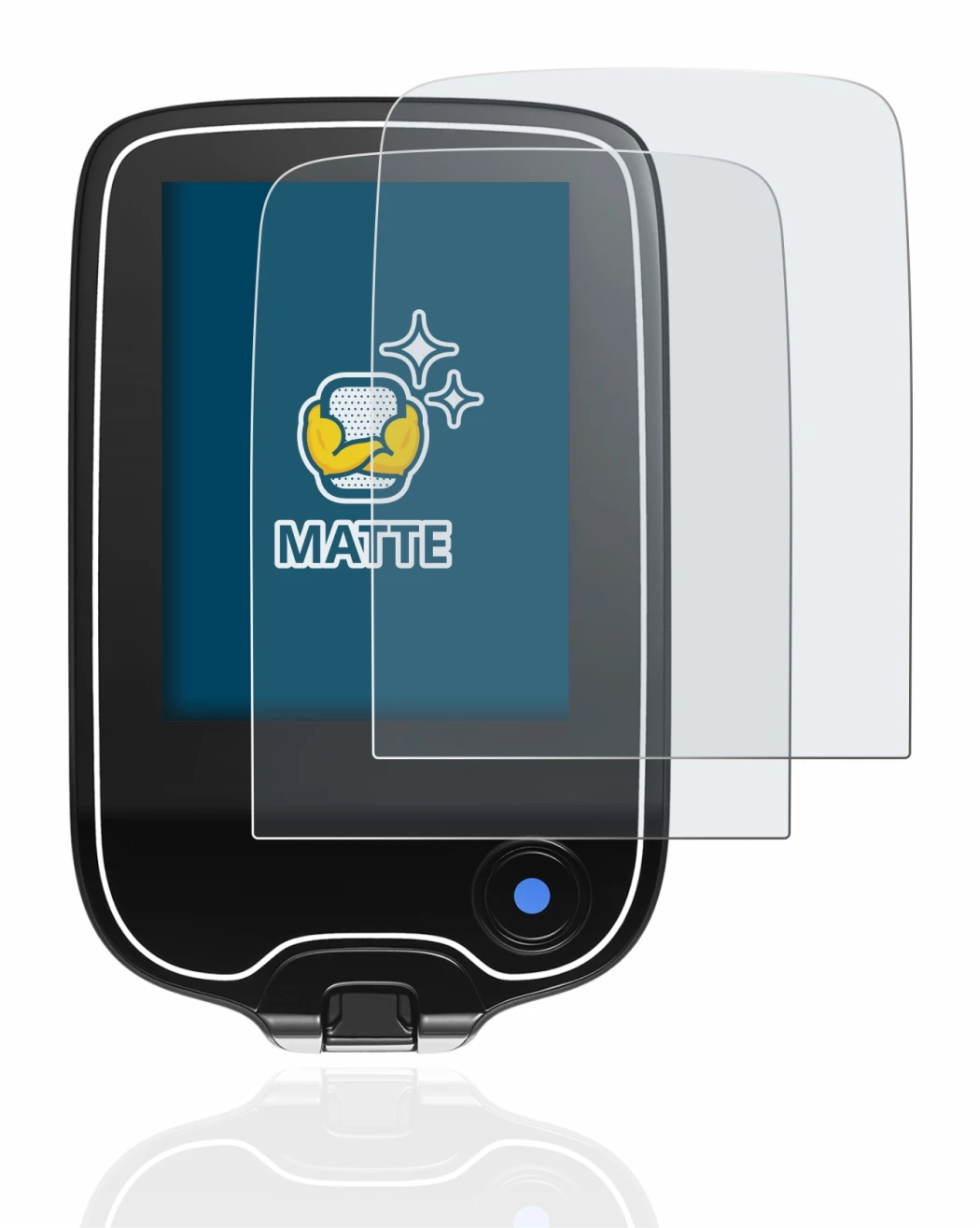 Image of the device Freestyle Libre 3 with a wide variety of screen protectors.