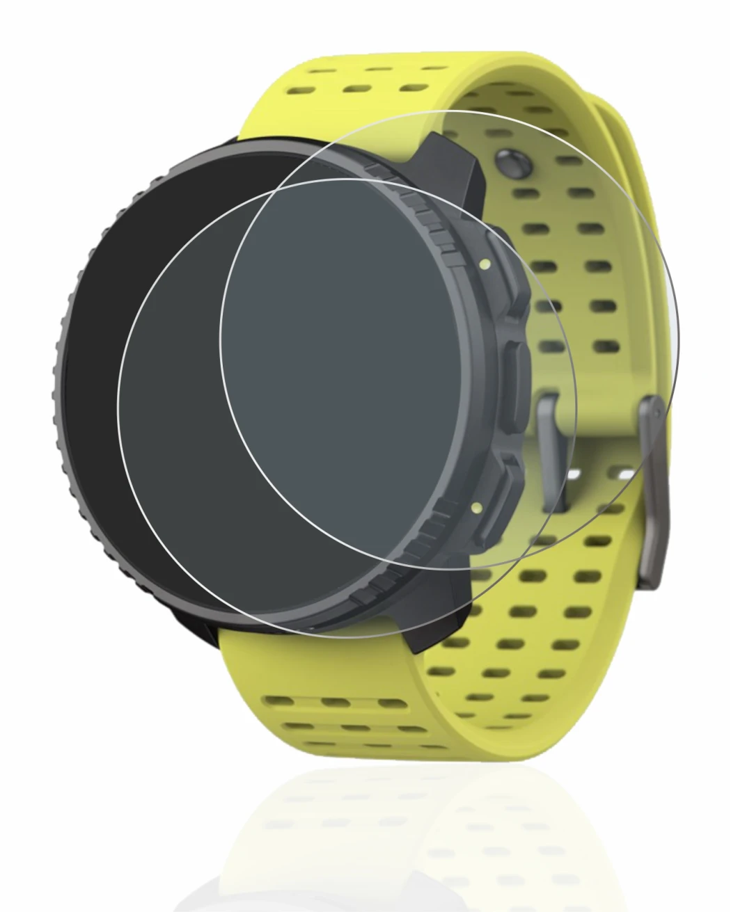 Image of the device Suunto Vertical with a wide variety of screen protectors.