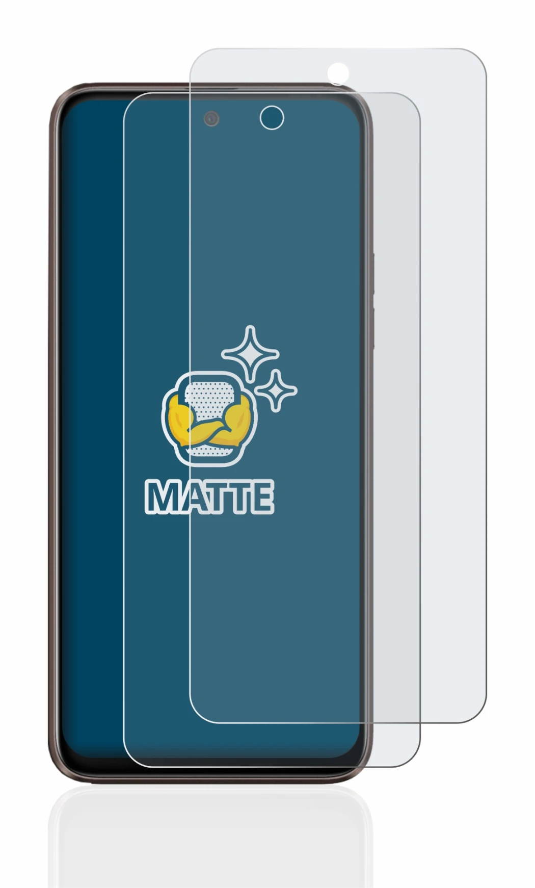 Image of the device HTC U23 Pro with a wide variety of screen protectors.