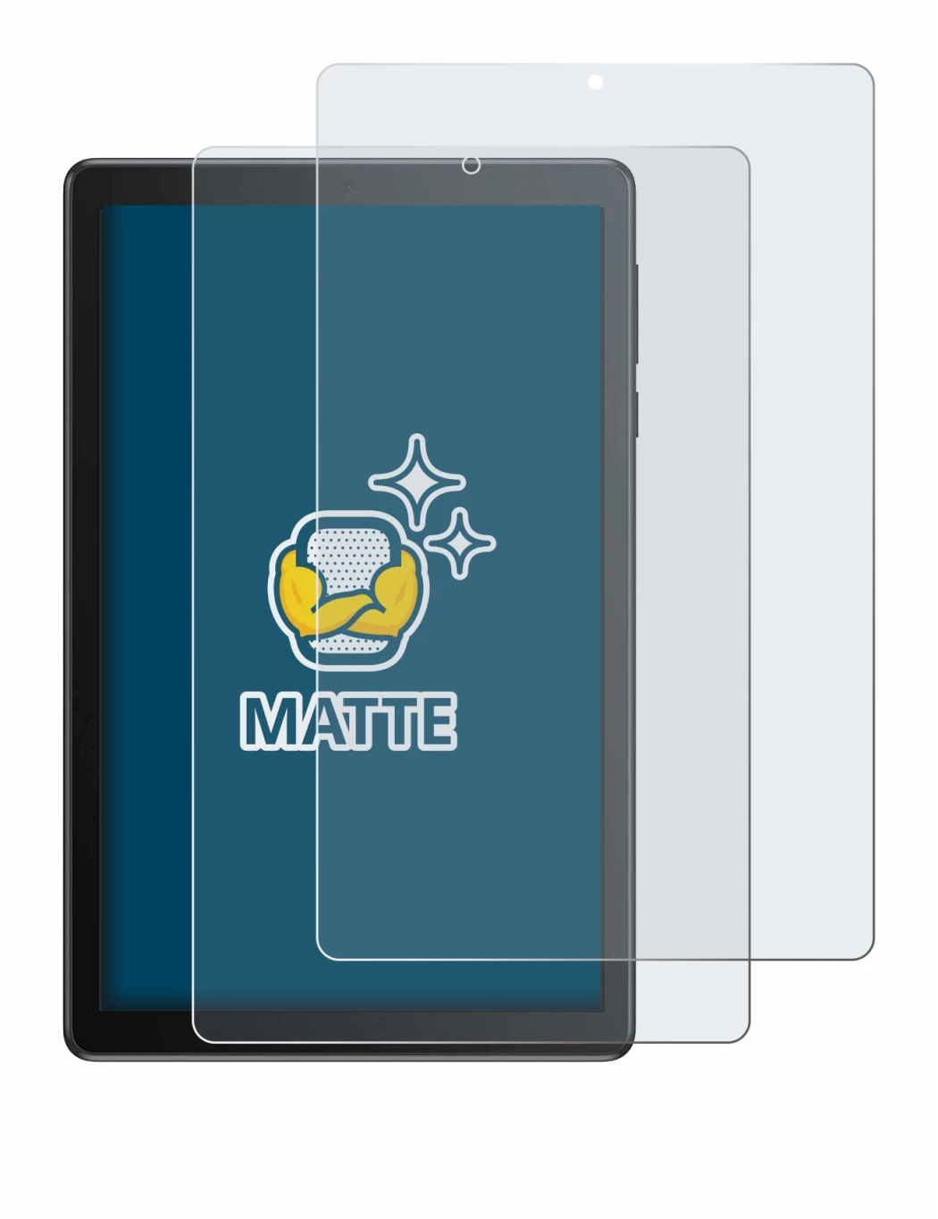 Image of the device TCL Tab 8V with a wide variety of screen protectors.