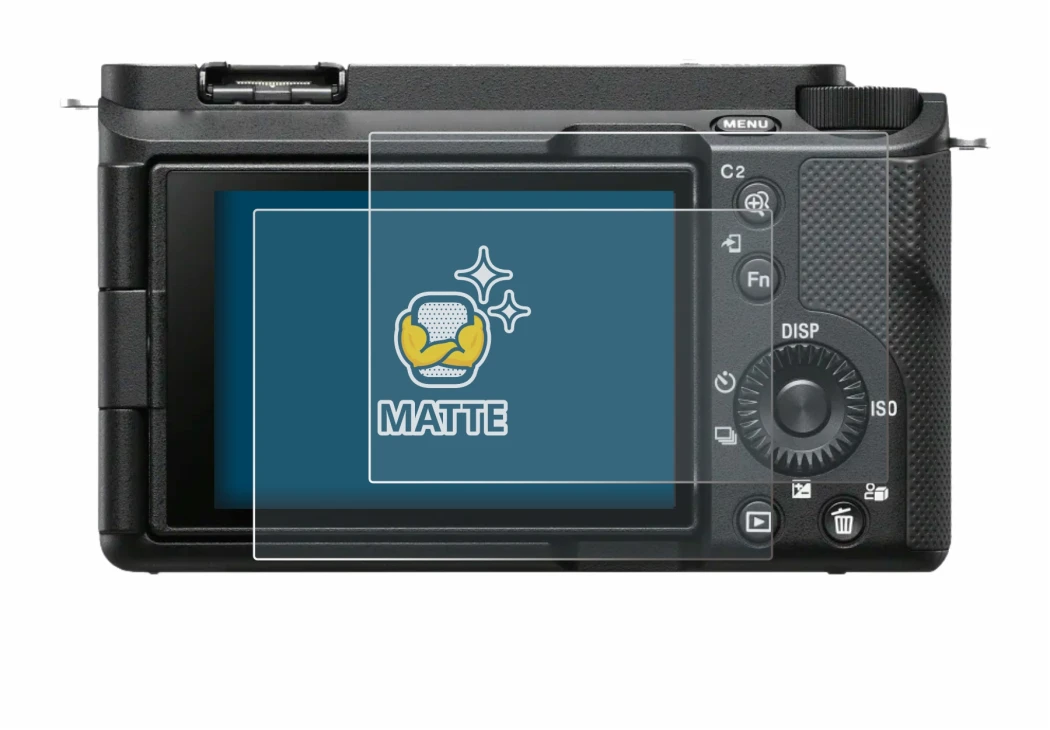 Image of the device Sony Alpha ZV-E1 with a wide variety of screen protectors.