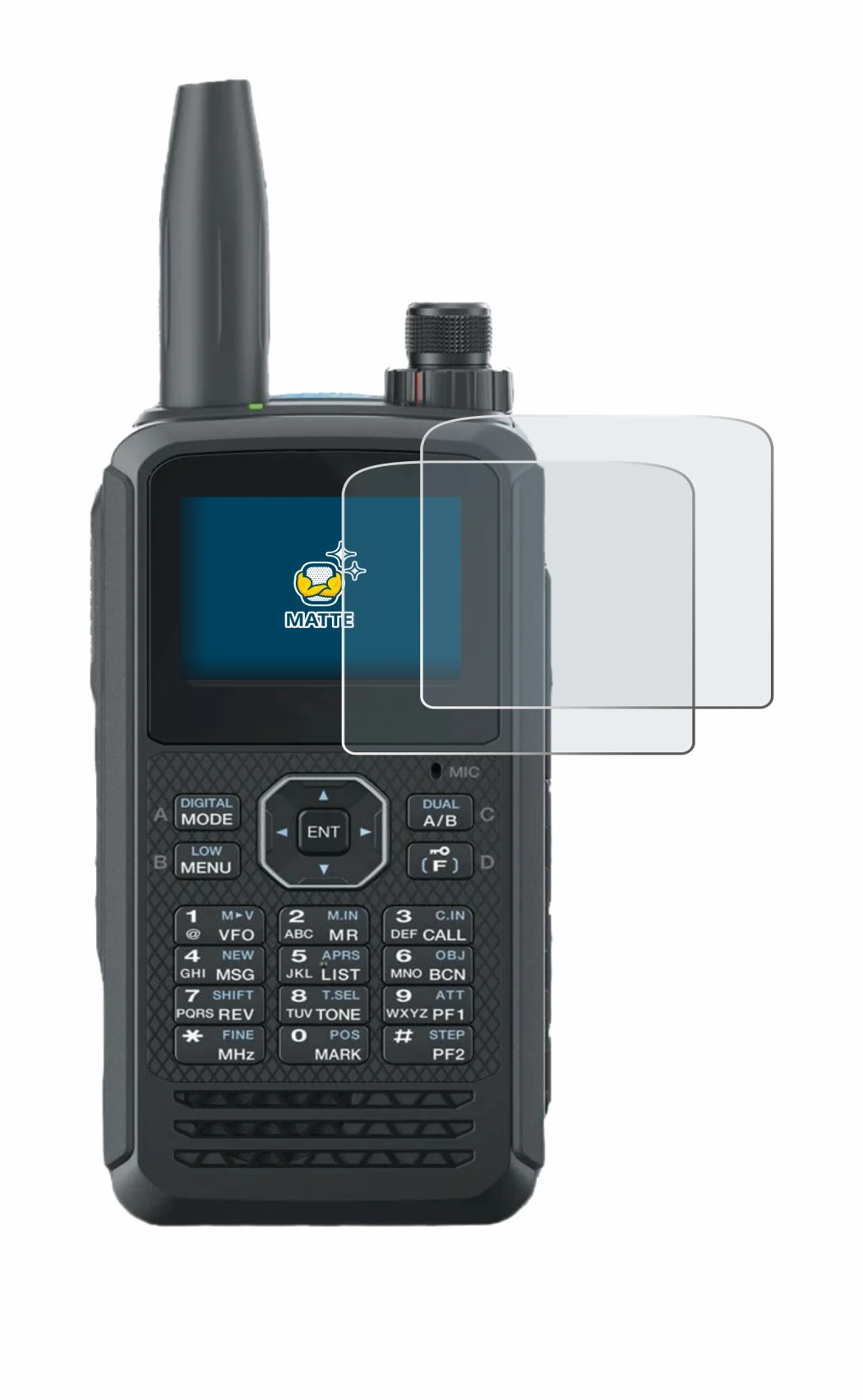 Image of the device Kenwood TH-D75E D-Star with a wide variety of screen protectors.