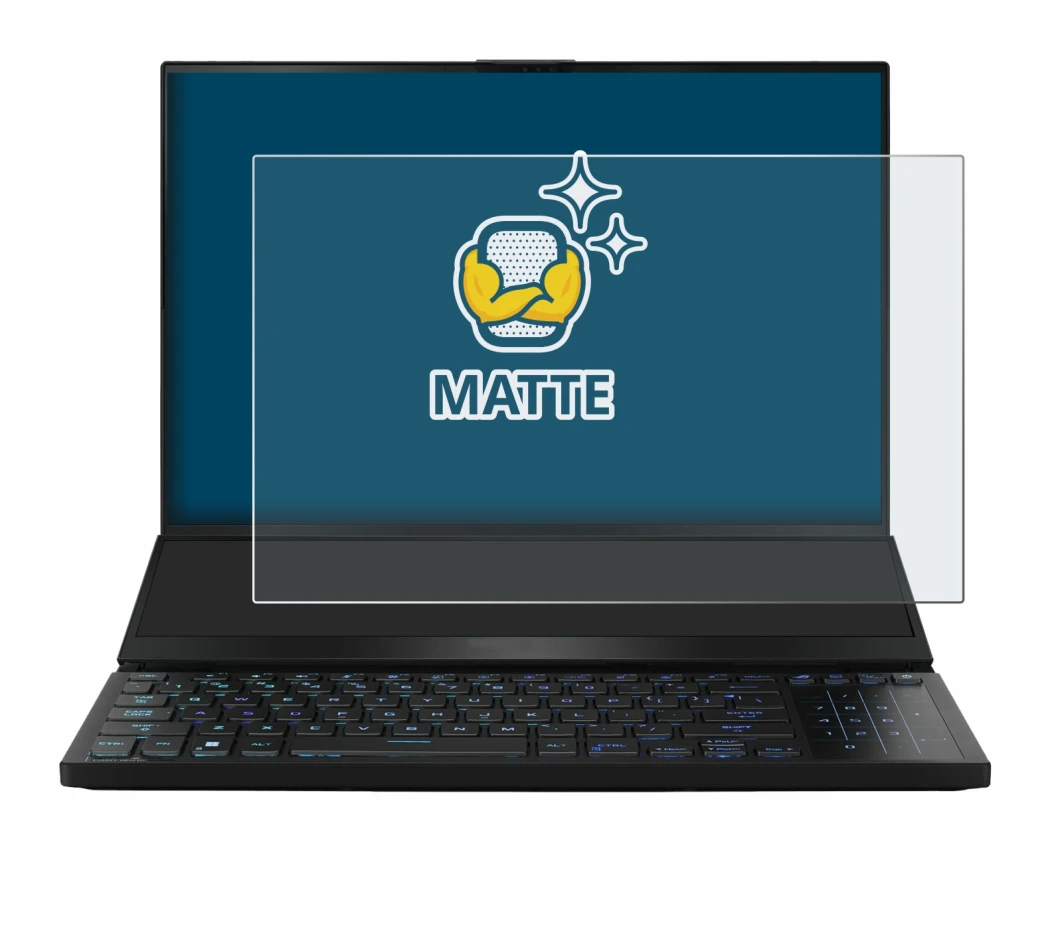 Image of the device ASUS ROG Zephyrus Duo 16 2023 with a wide variety of screen protectors.