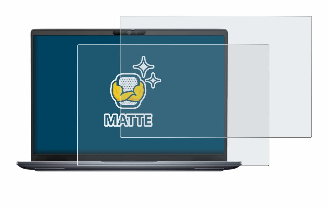 Image of the device Dell Latitude 7340 with a wide variety of screen protectors.