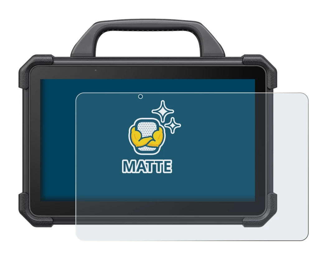 Image of the device Launch X-431 Tab VII (Tab 7) Elite with a wide variety of screen protectors.