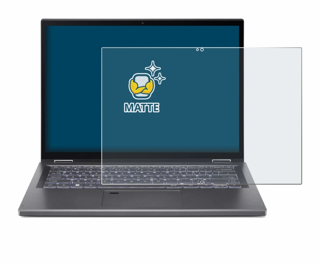 Image of the device Acer Aspire 5 Spin 14 with a wide variety of screen protectors.