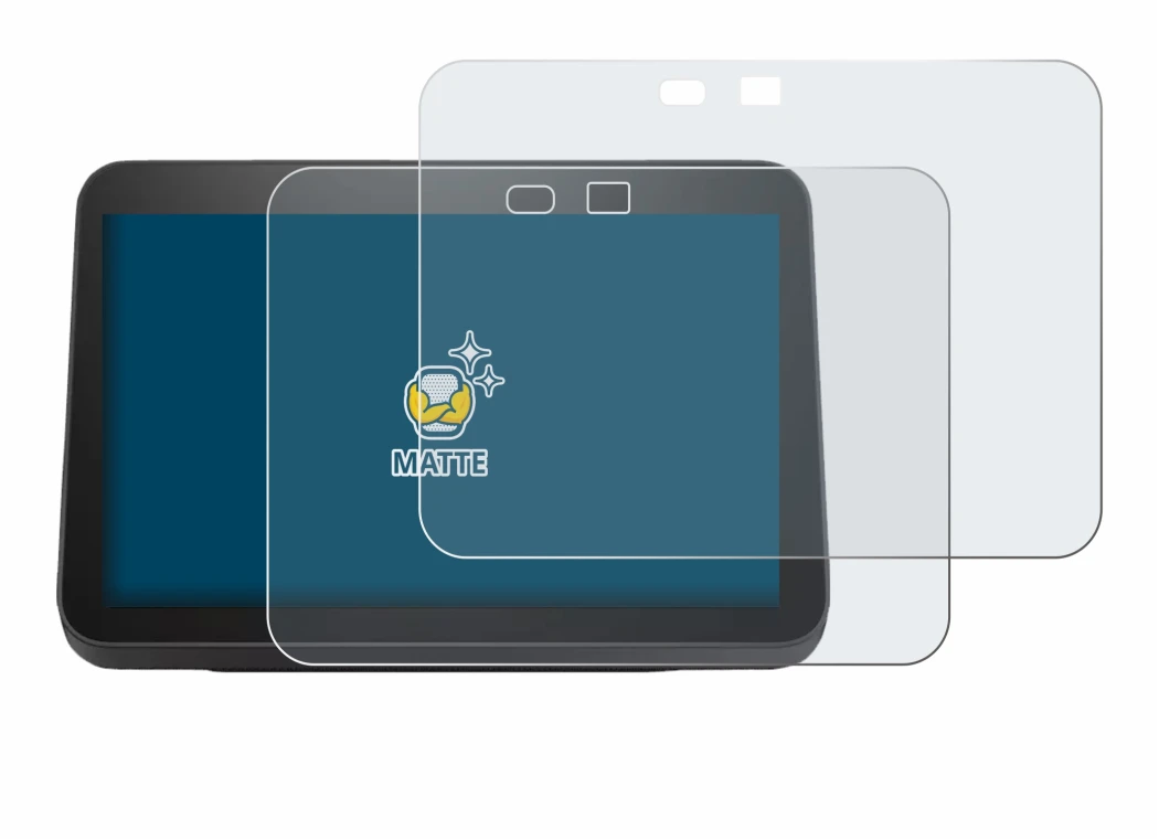 Image of the device Amazon Echo Show 8 2023 (3th Gen.) with a wide variety of screen protectors.