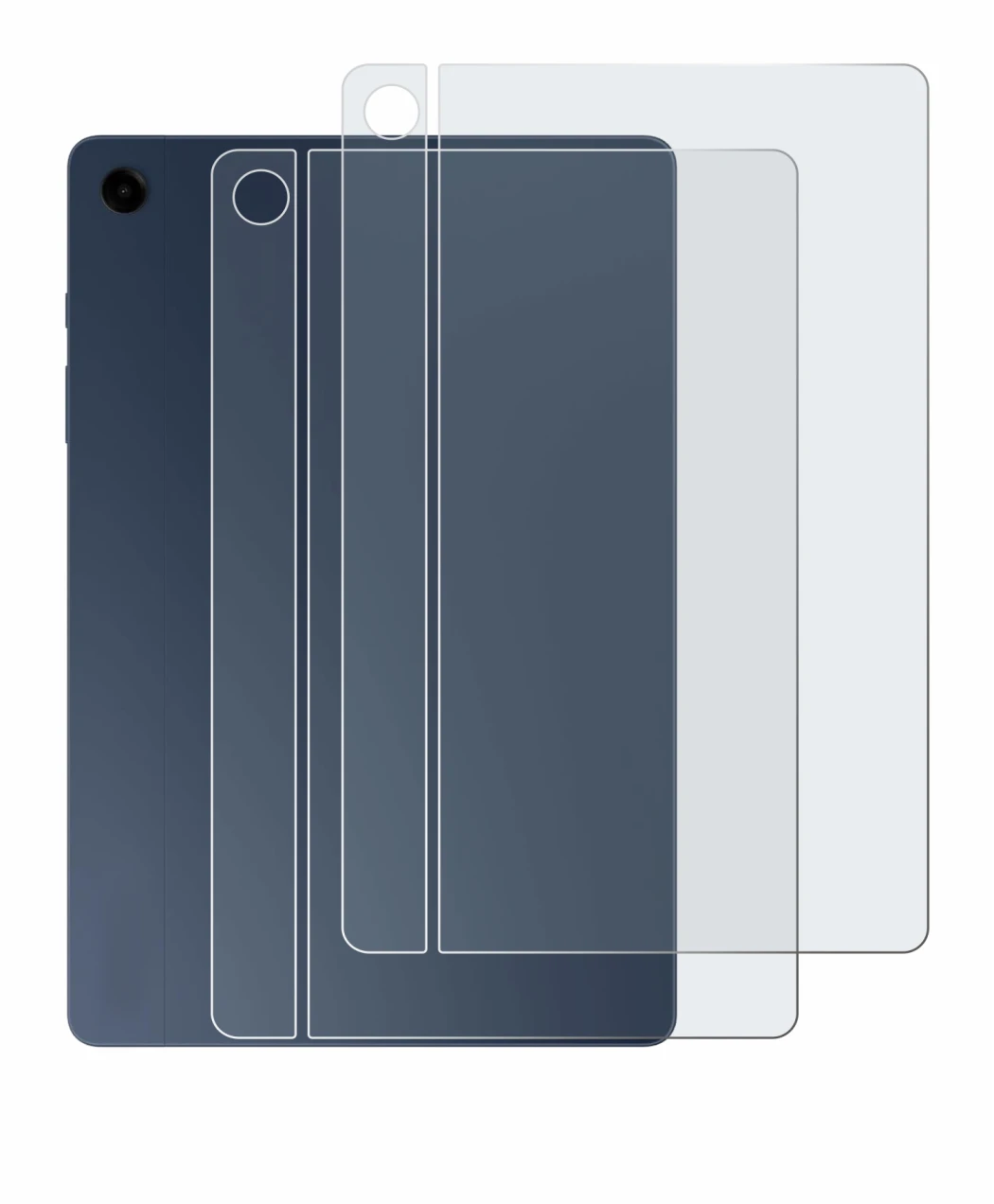 Image of the device Samsung Galaxy Tab A9 Plus WiFi (Back) with a wide variety of screen protectors.