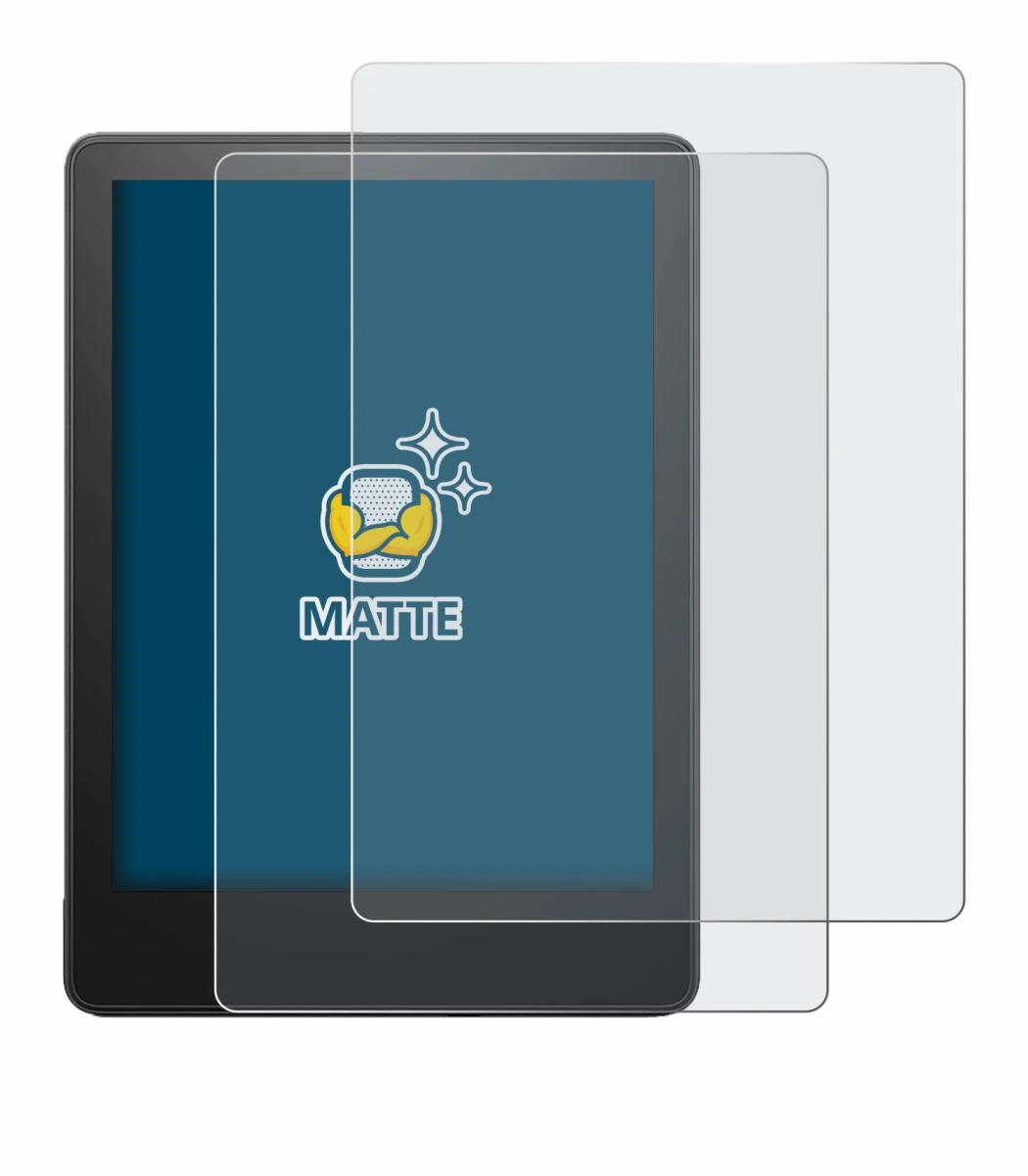 Image of the device Amazon Kindle Paperwhite 2023 (11th Gen.) with a wide variety of screen protectors.