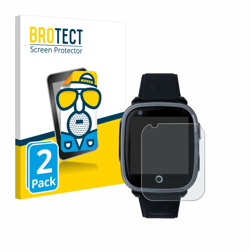 Front side of a product packaging with the brand logo BROTECT. Next to it is the device SoyMomo Space 1.0 shown with the corre