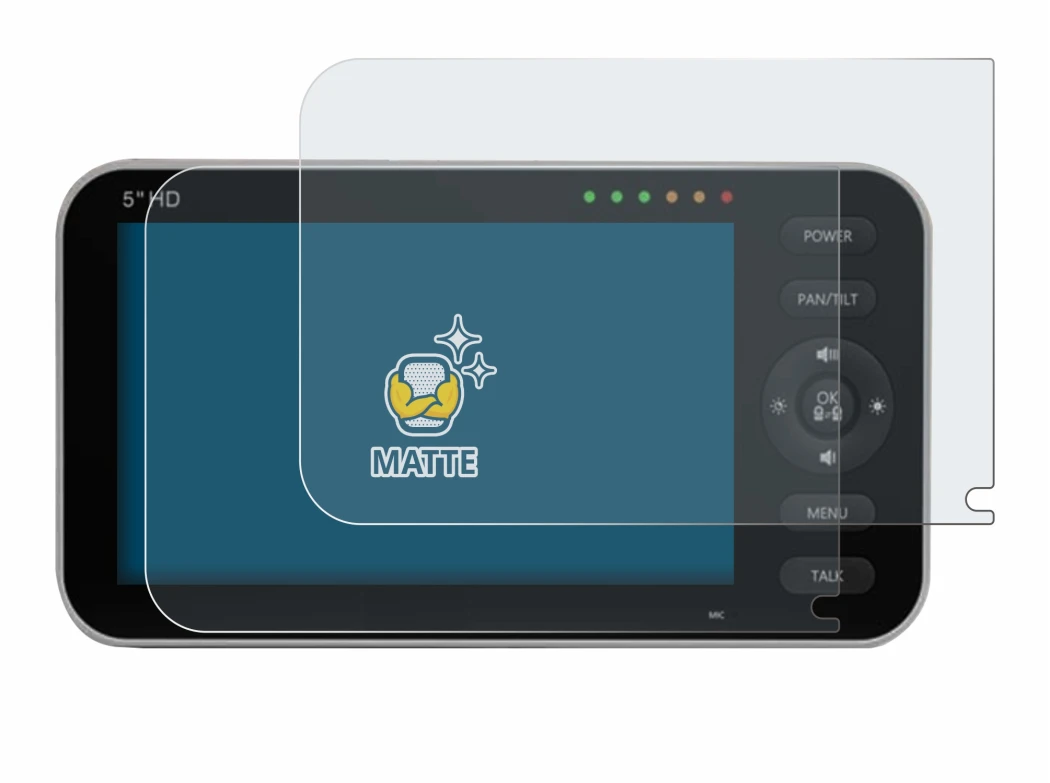 Image of the device GHB SM50B Modell 2023 with a wide variety of screen protectors.