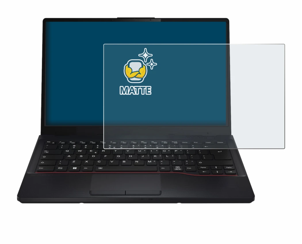 Image of the device Fujitsu Lifebook E5412 with a wide variety of screen protectors.