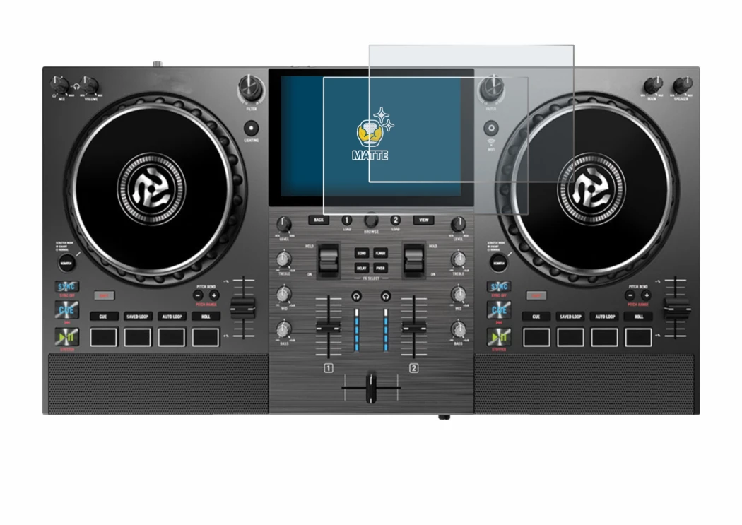 Image of the device Numark Mixstream Pro Go with a wide variety of screen protectors.