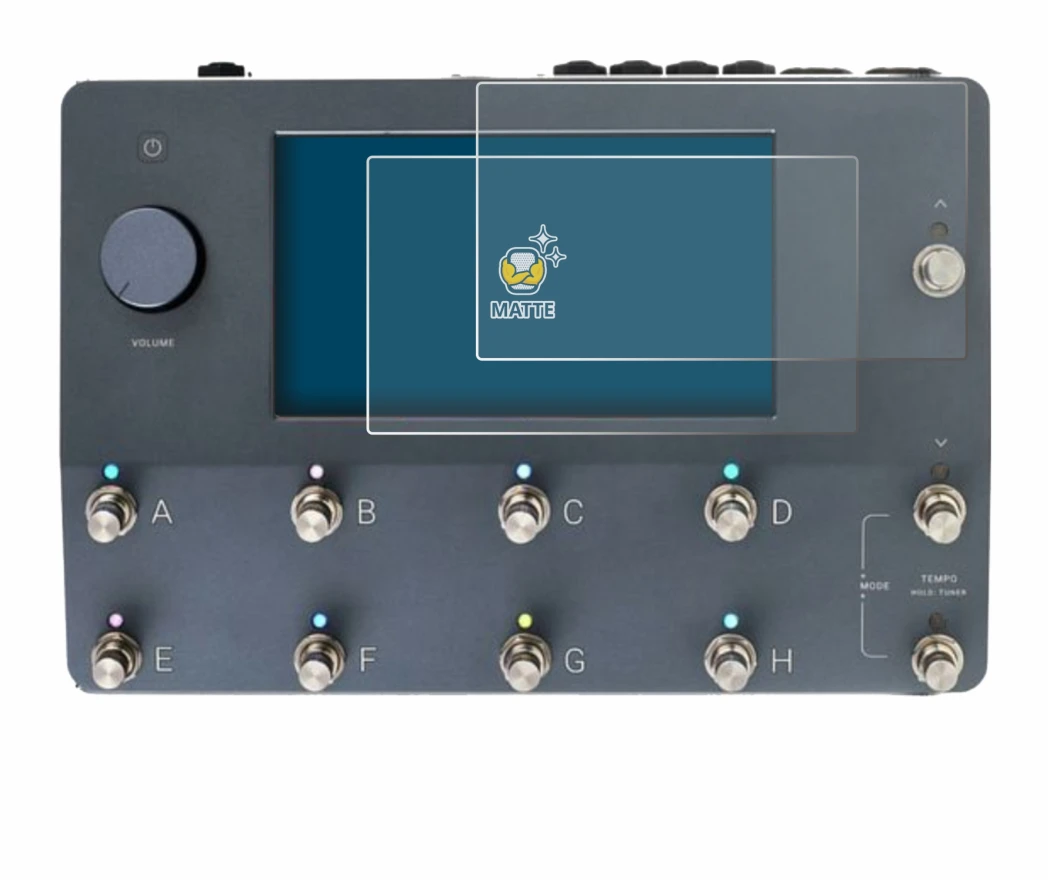 Image of the device Neural DSP Quad Cortex with a wide variety of screen protectors.