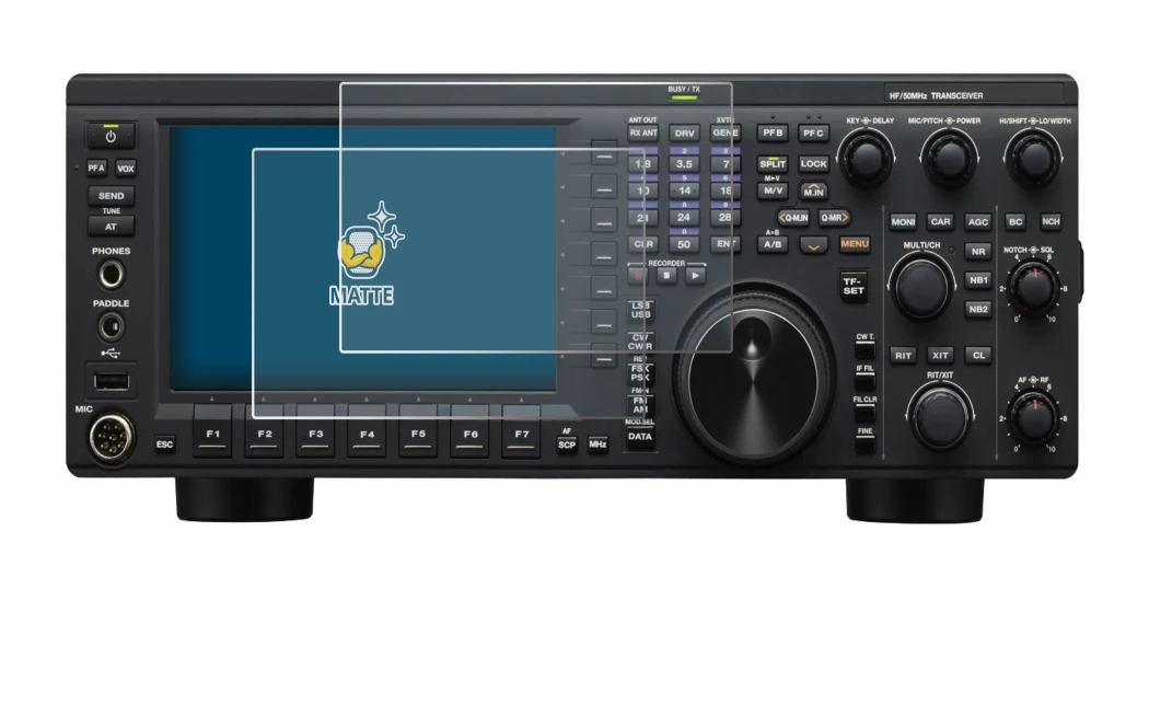 Image of the device Kenwood TS-890S with a wide variety of screen protectors.