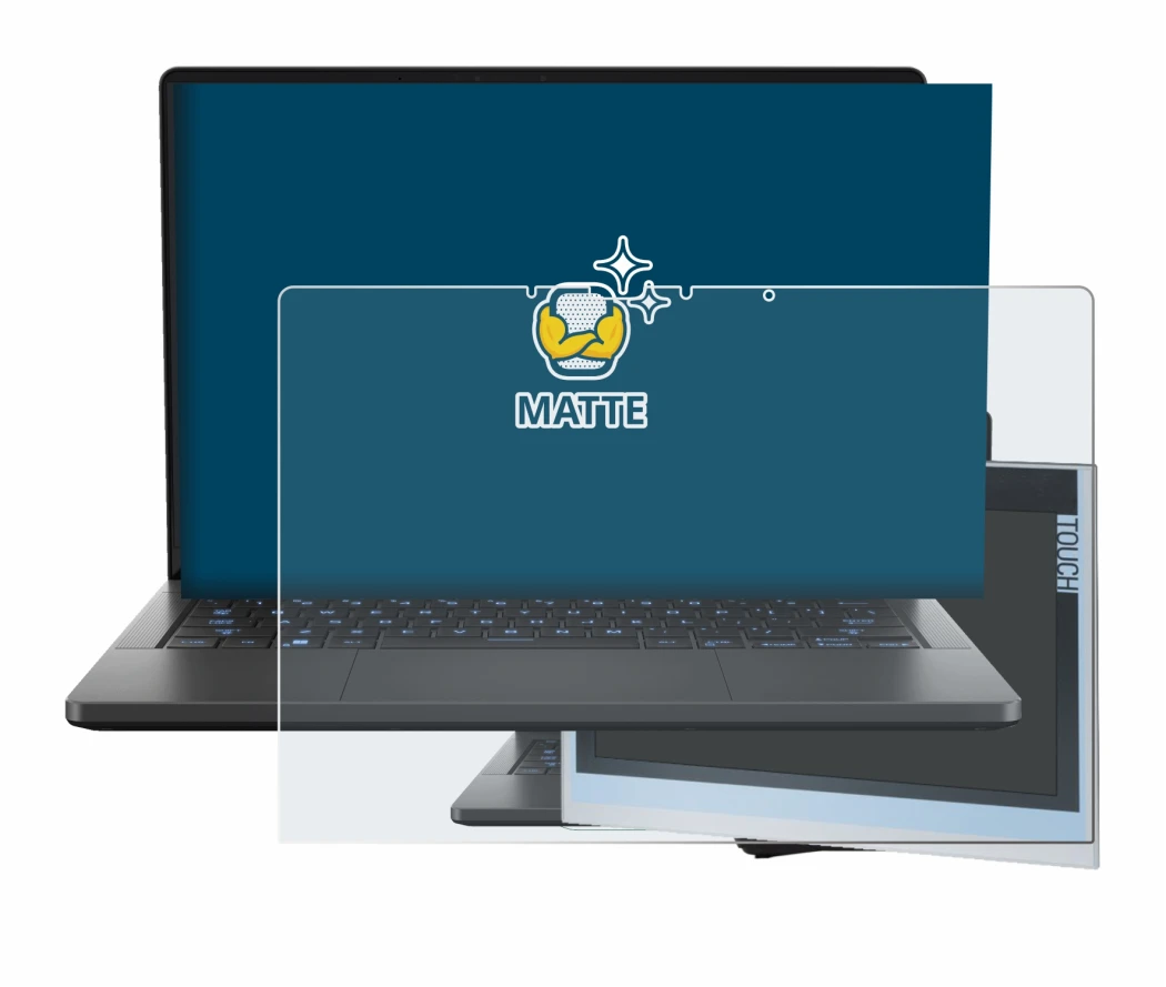 Image of the device ASUS ROG Zephyrus G14 2024 GA403 with a wide variety of screen protectors.