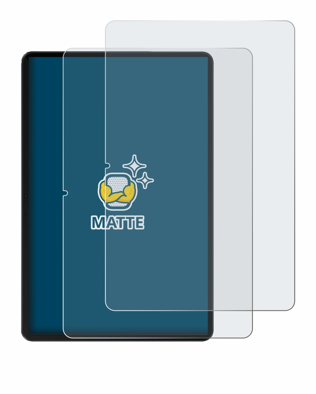 Image of the device Honor Pad 9 with a wide variety of screen protectors.