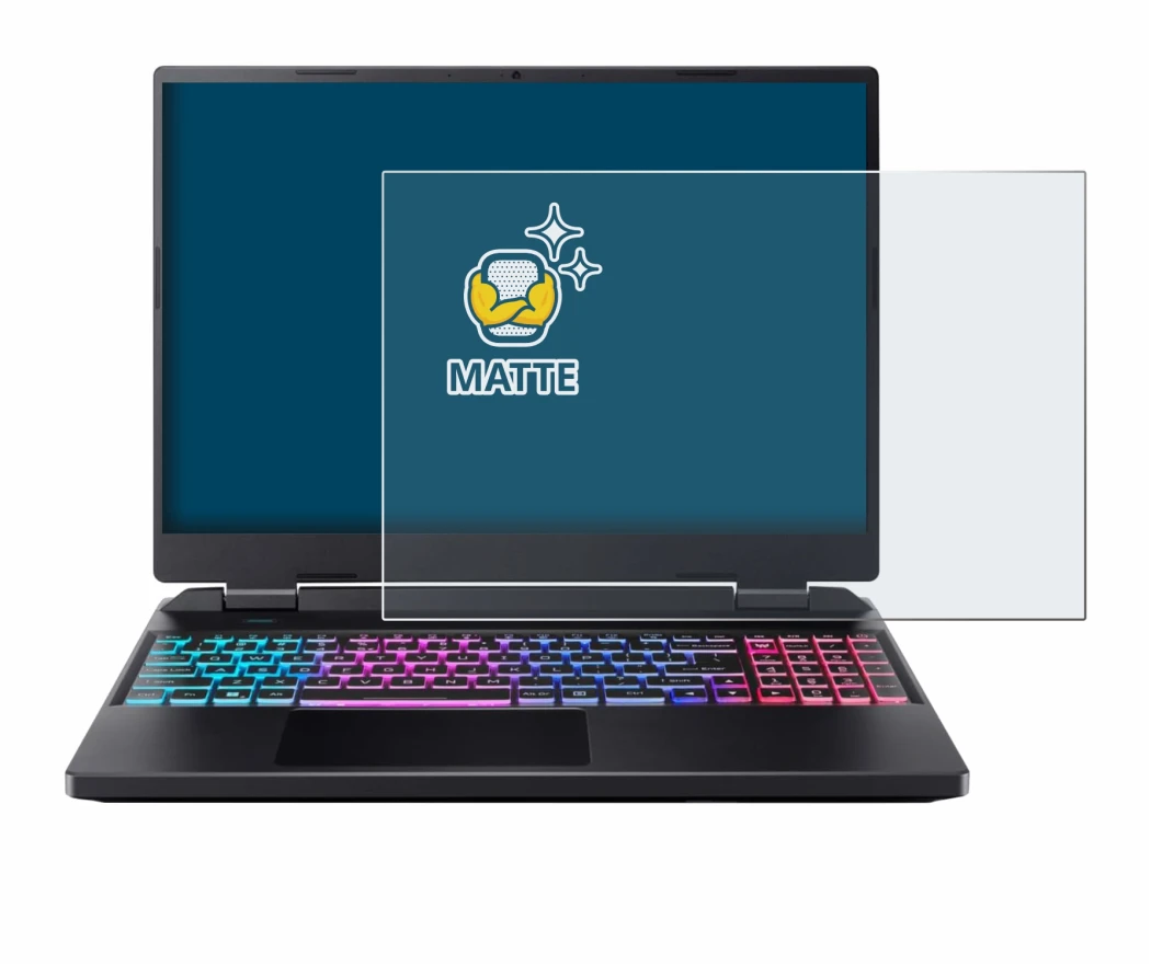 Image of the device Acer Predator Helios Neo 16 with a wide variety of screen protectors.