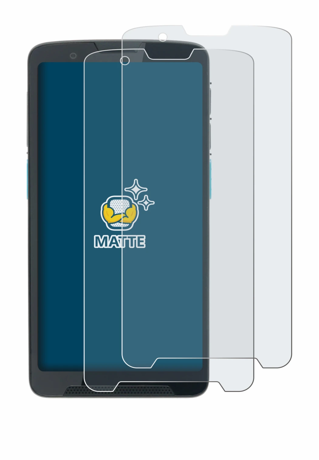 Image of the device Unitech EA660 with a wide variety of screen protectors.