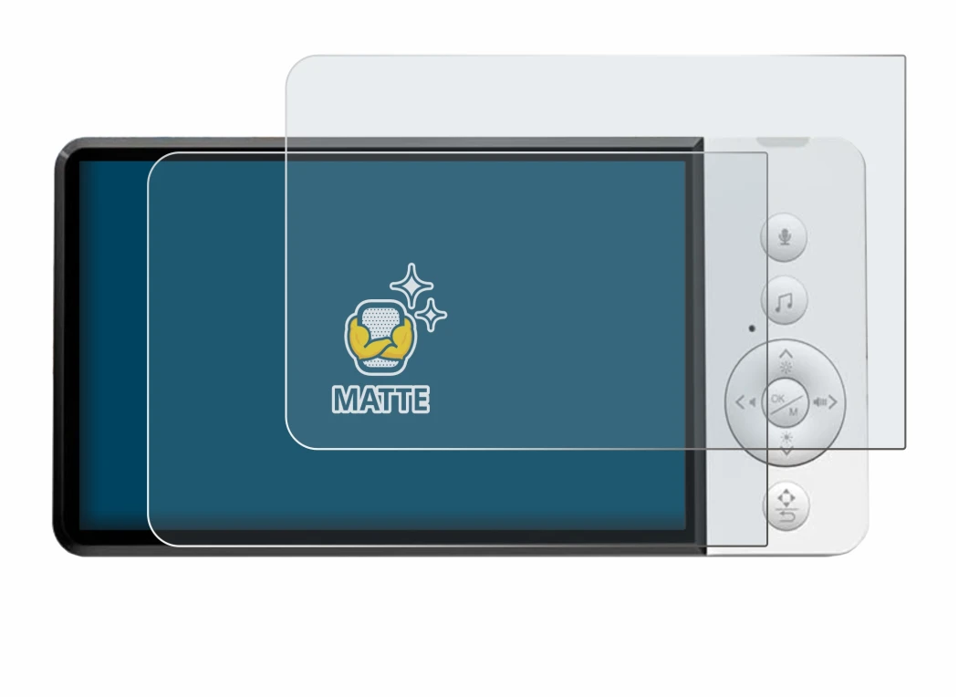 Image of the device GHB ABM720 with a wide variety of screen protectors.