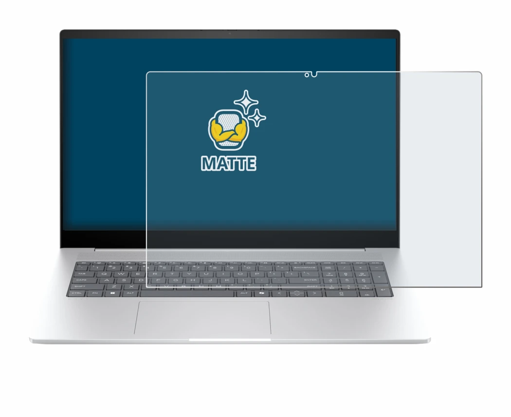Image of the device HP Envy 17 2024 with a wide variety of screen protectors.