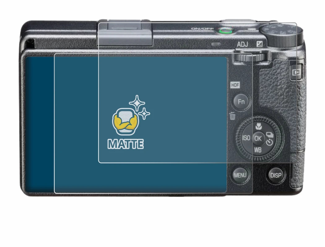 Image of the device Ricoh GR IIIx HDF with a wide variety of screen protectors.