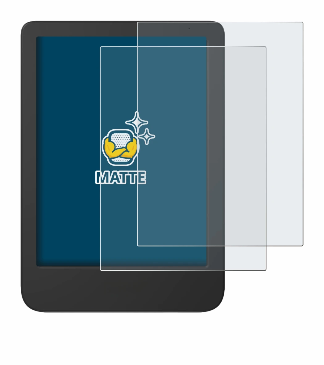 Image of the device Tolino Shine 5 Color 2024 with a wide variety of screen protectors.