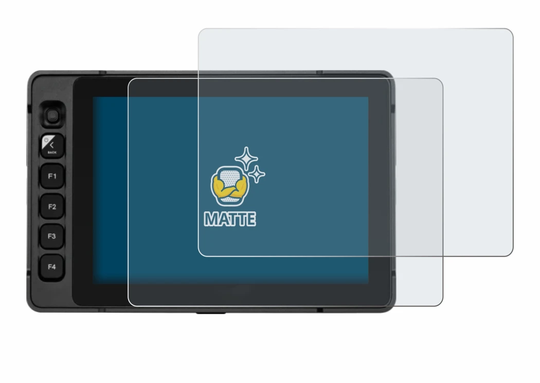 Image of the device SmallHD Ultra 7 with a wide variety of screen protectors.