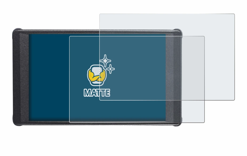 Image of the device Portkeys PT6 with a wide variety of screen protectors.