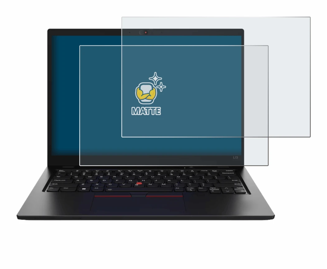 Image of the device Lenovo ThinkPad L13 Gen 5 with a wide variety of screen protectors.