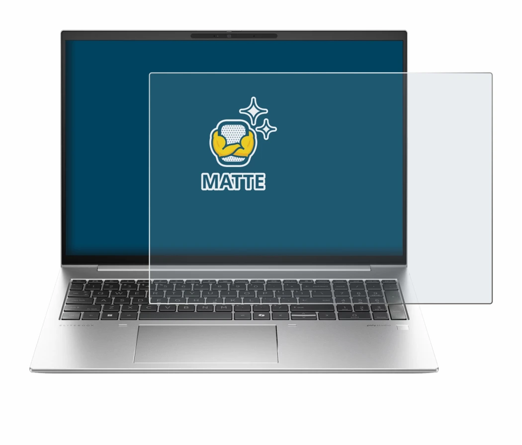 Image of the device HP EliteBook 845 G11 with a wide variety of screen protectors.