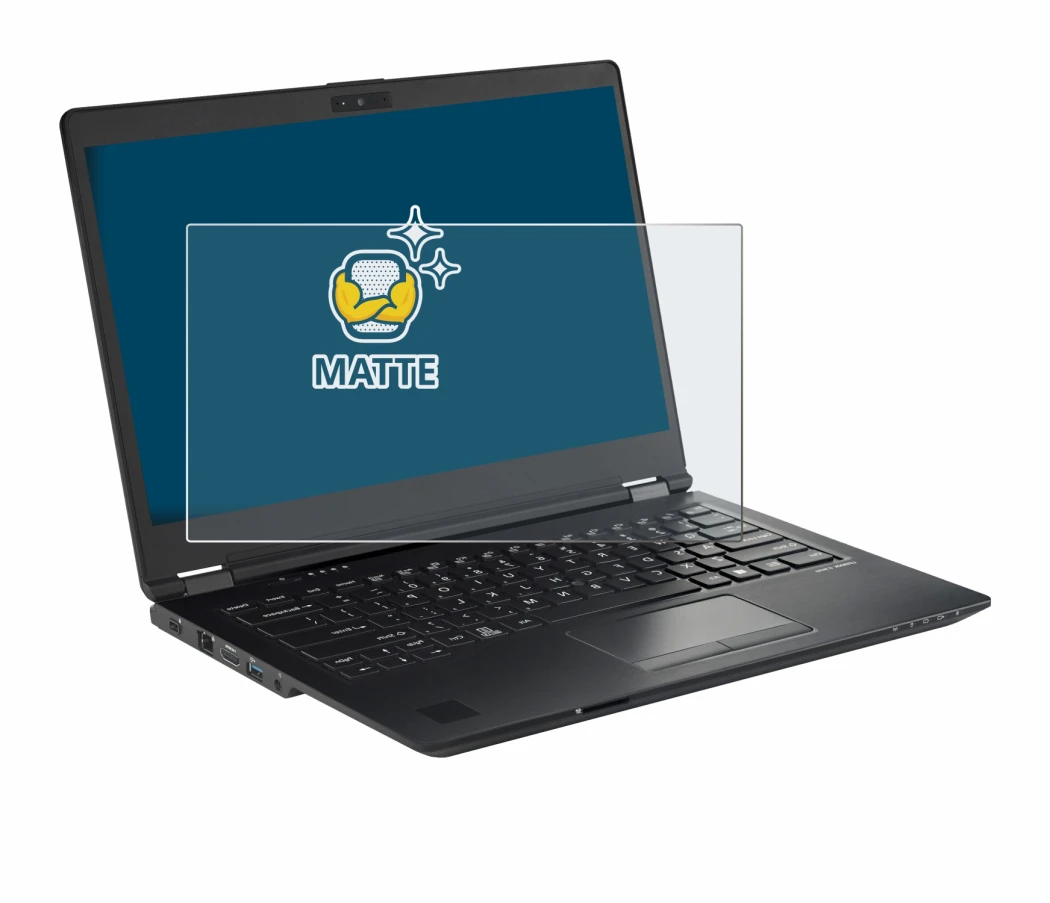 Image of the device Fujitsu Lifebook U7410 with a wide variety of screen protectors.