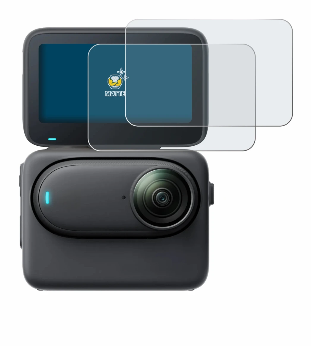 Image of the device Insta360 Go 3S with a wide variety of screen protectors.