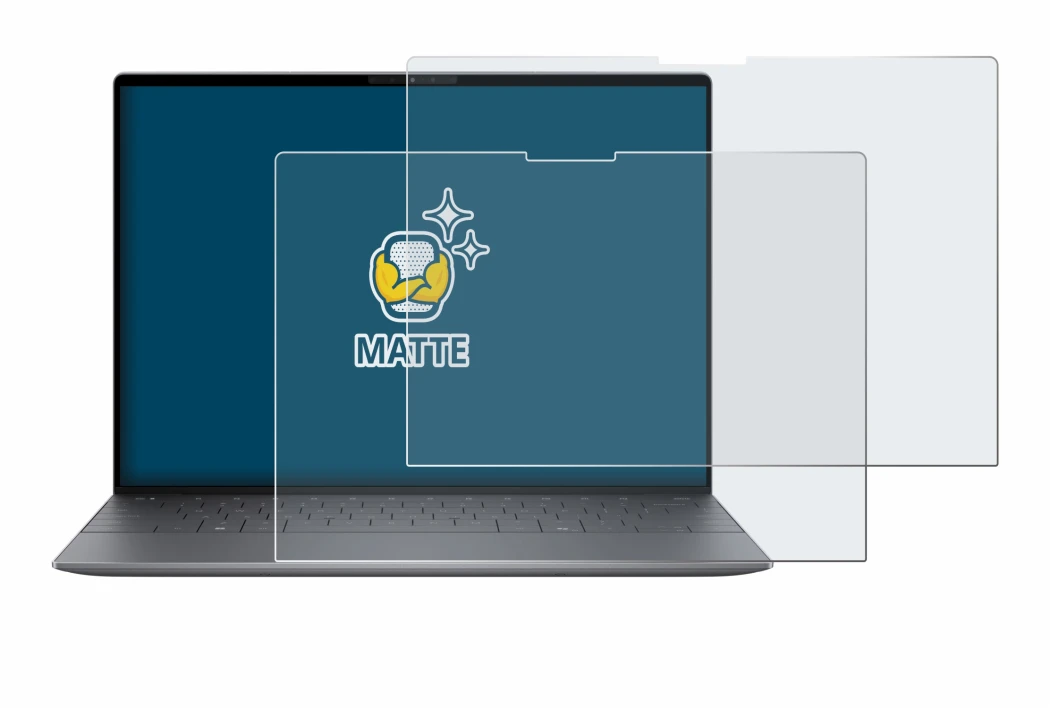 Image of the device Dell XPS 13 9345 with a wide variety of screen protectors.