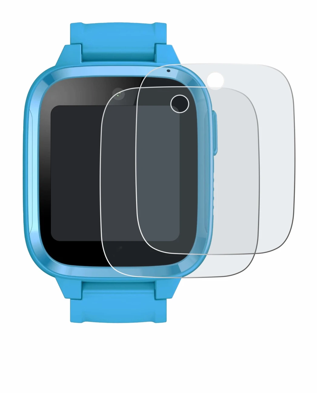 Image of the device Xplora Kidzi Watch with a wide variety of screen protectors.