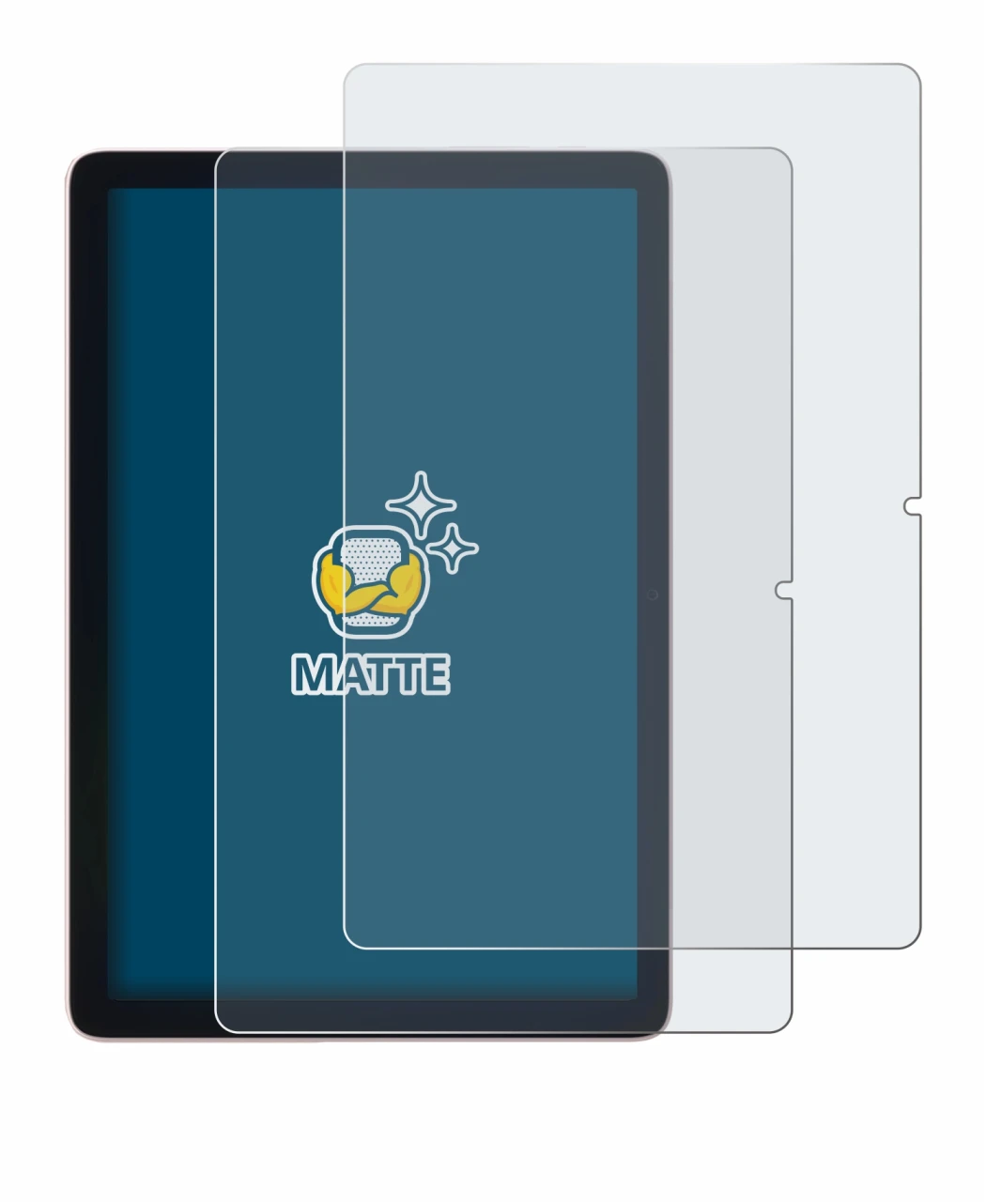 Image of the device Doogee T10 Pro with a wide variety of screen protectors.