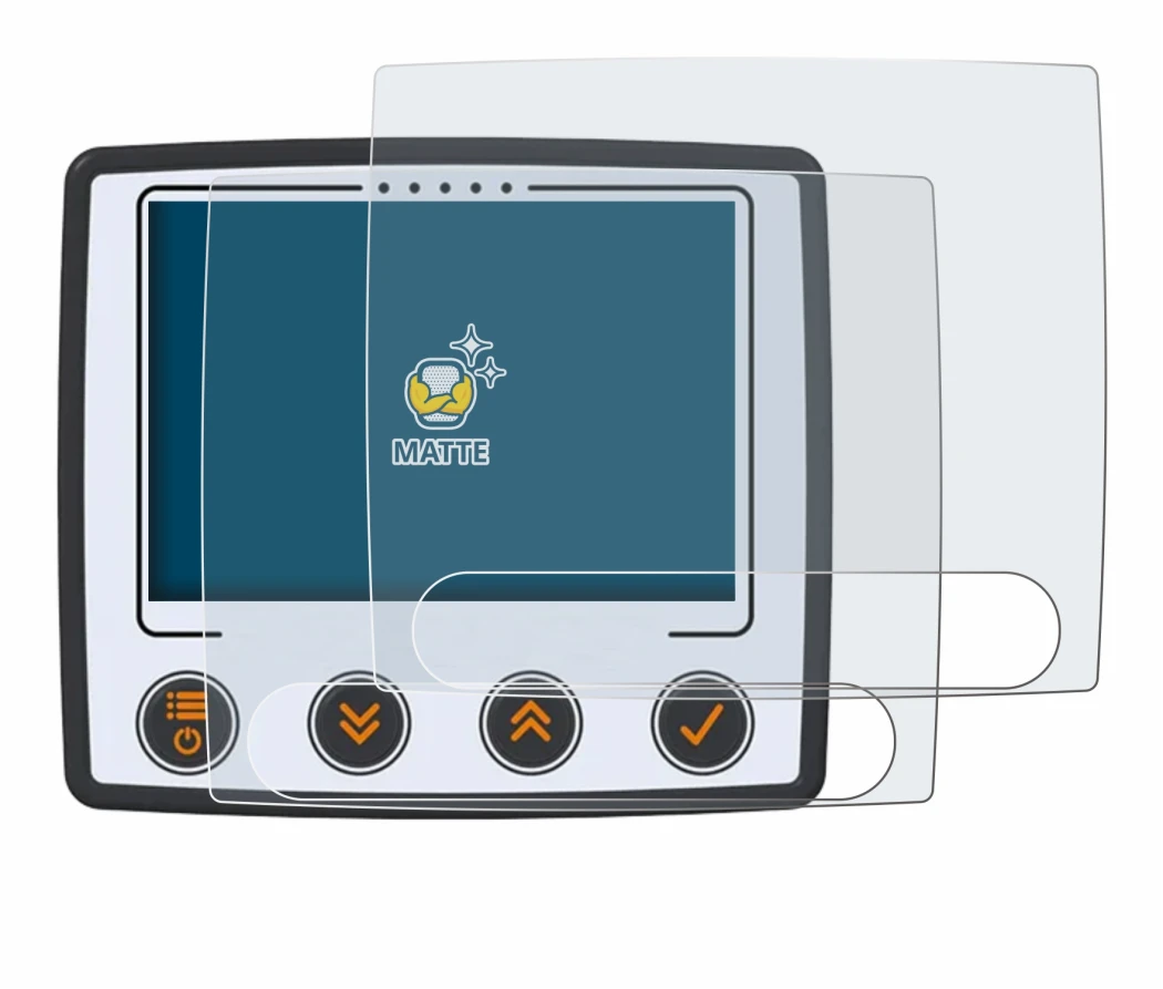 Image of the device Skytraxx 5 Mini with a wide variety of screen protectors.