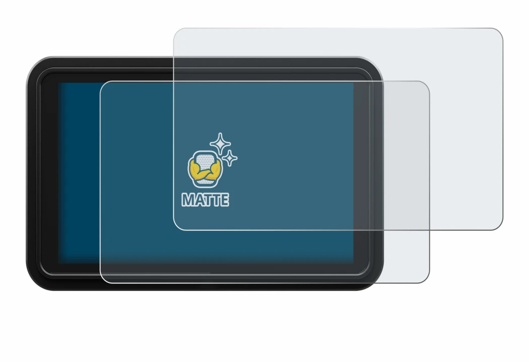 Image of the device Atomos Shinobi 2 with a wide variety of screen protectors.