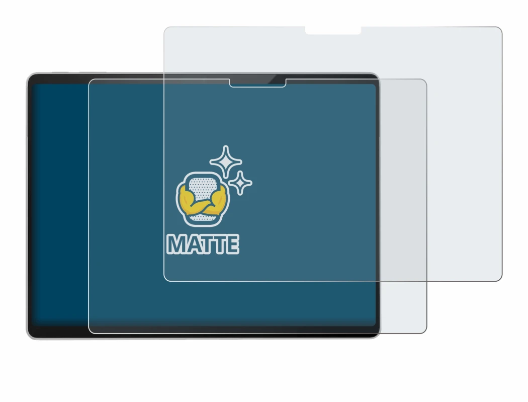 Image of the device Microsoft Surface Pro 11 with a wide variety of screen protectors.