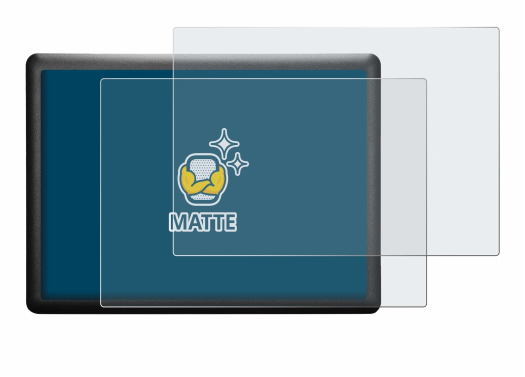 Image of the device Wacom One S CTL-472-S with a wide variety of screen protectors.