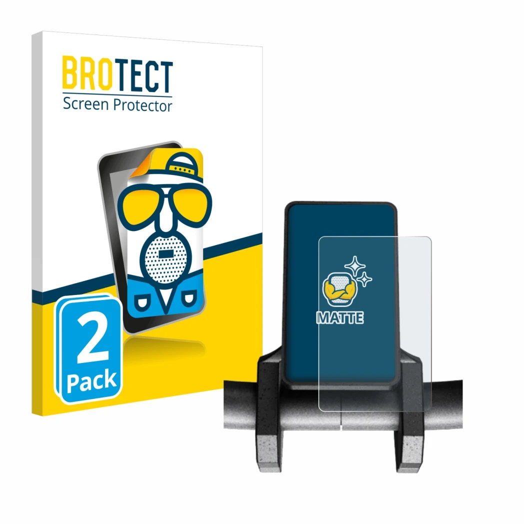 Front side of a product packaging with the brand logo BROTECT. Next to it is the device Joyor S8-S V1 shown with the correspon