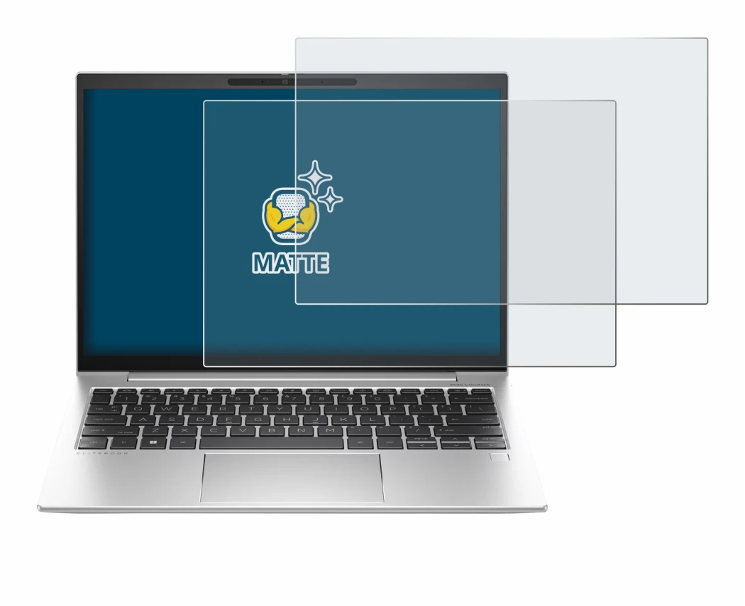 Image of the device HP EliteBook 830 G11 with a wide variety of screen protectors.