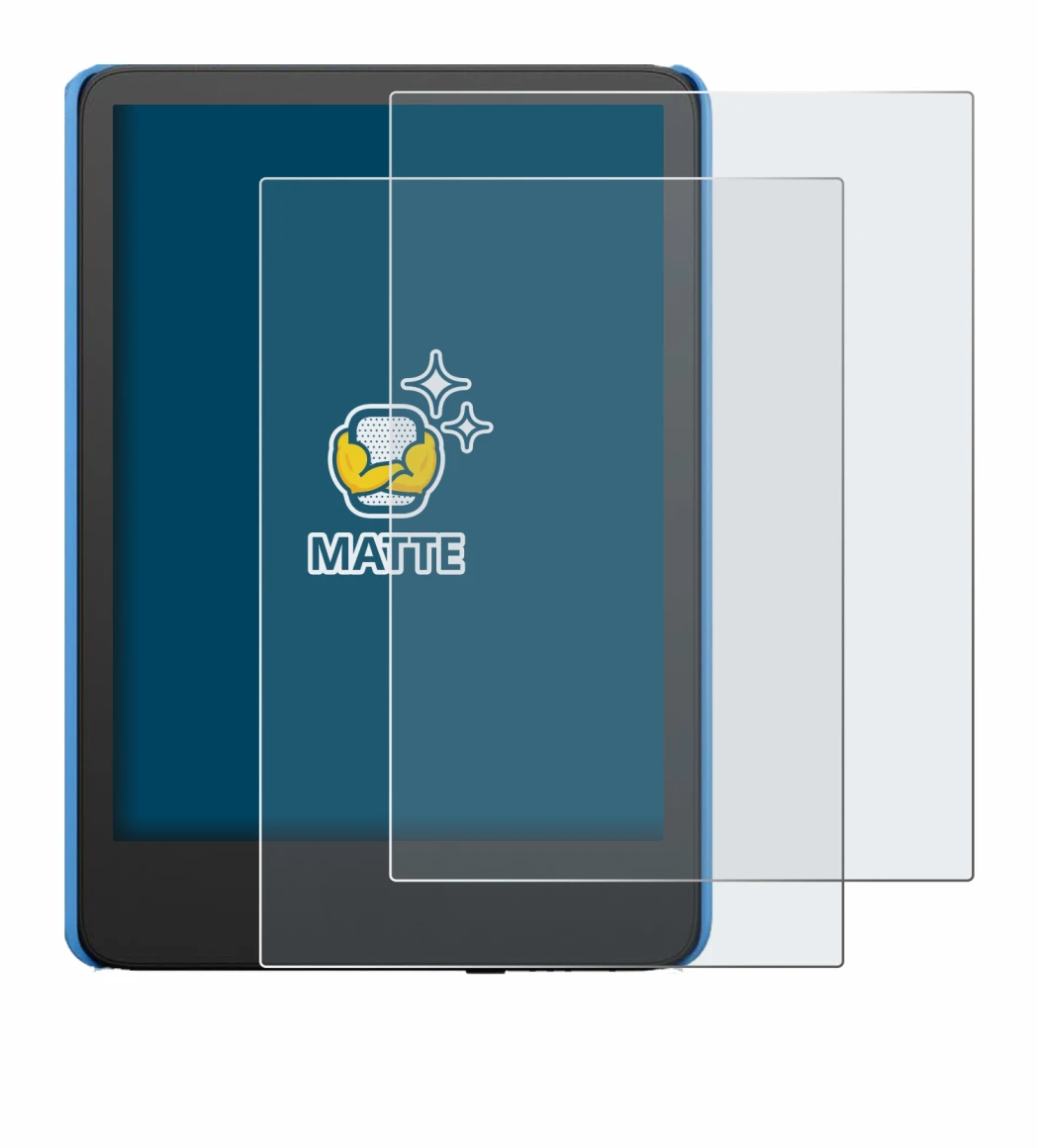 Image of the device Amazon Kindle Kids (2024) with a wide variety of screen protectors.