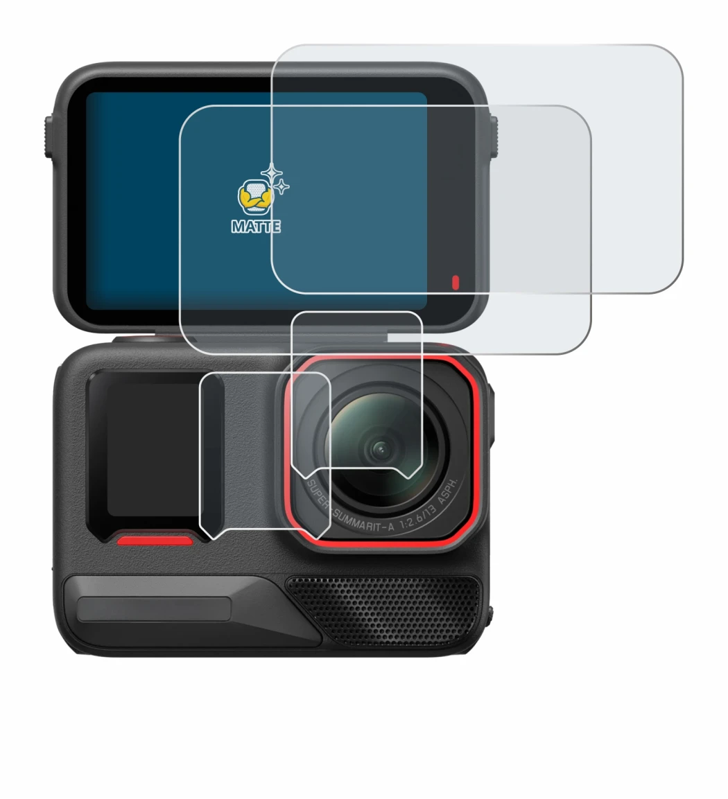 Image of the device Insta360 Ace Pro 2 with a wide variety of screen protectors.