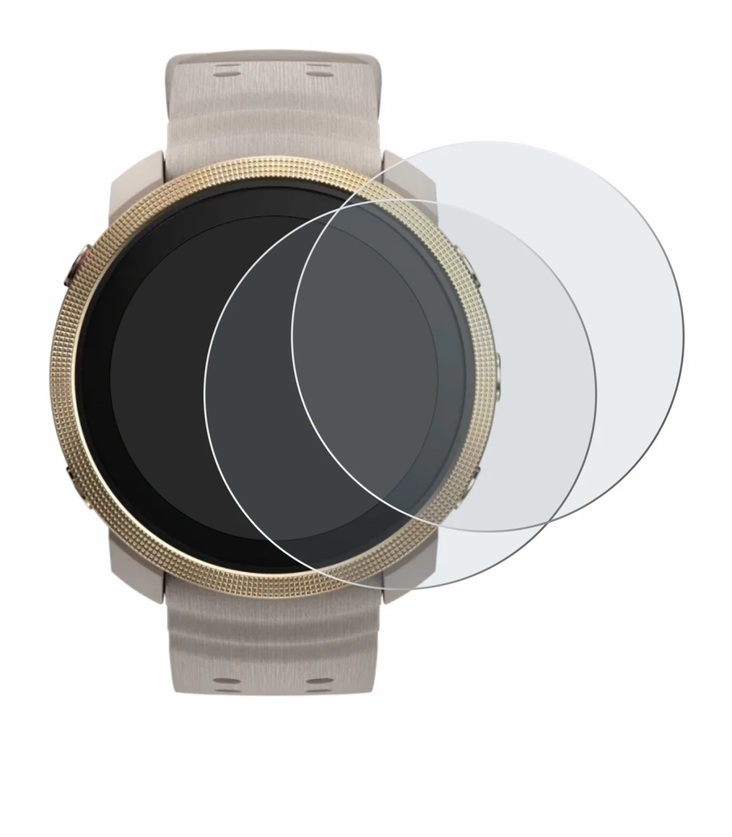 Image of the device Polar Vantage M3 with a wide variety of screen protectors.