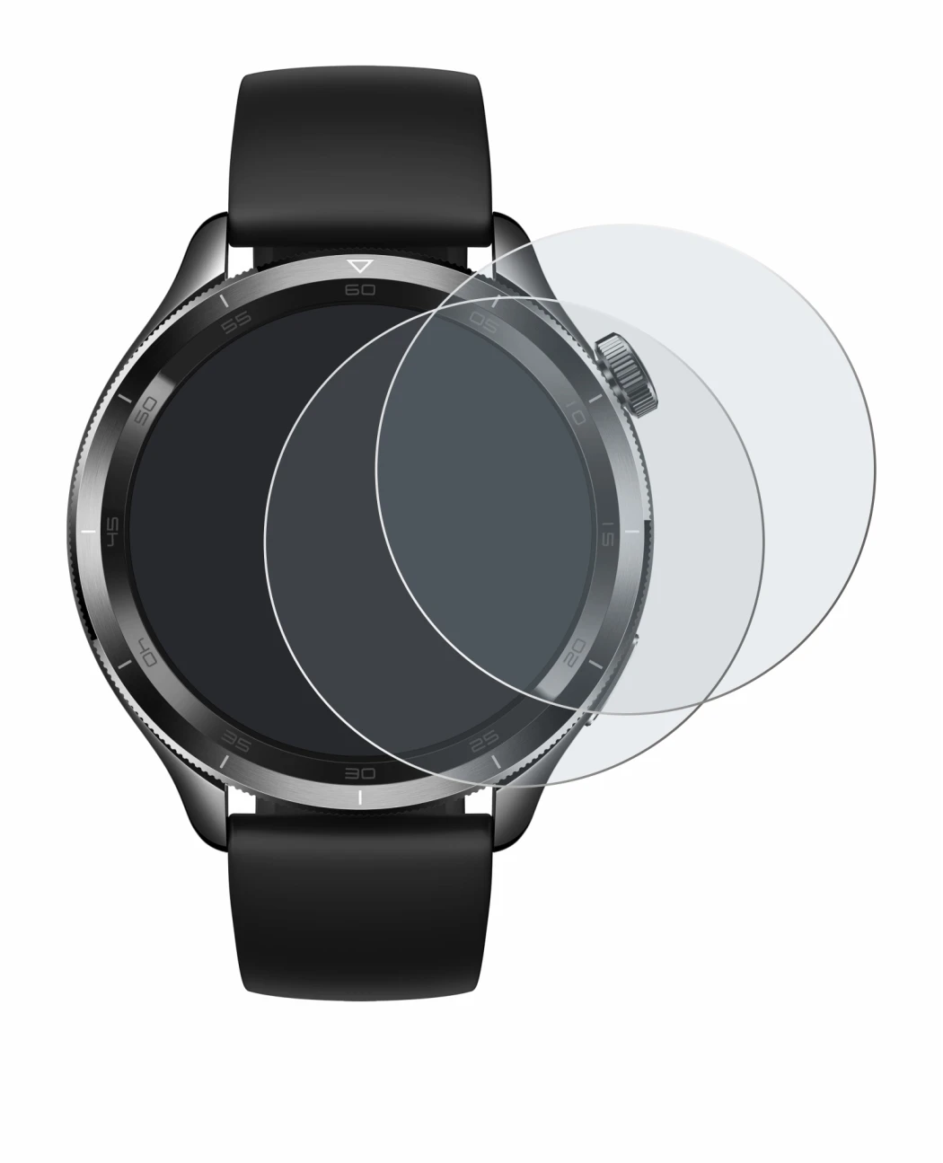 Image of the device Xiaomi Watch S4 (47 mm) with a wide variety of screen protectors.