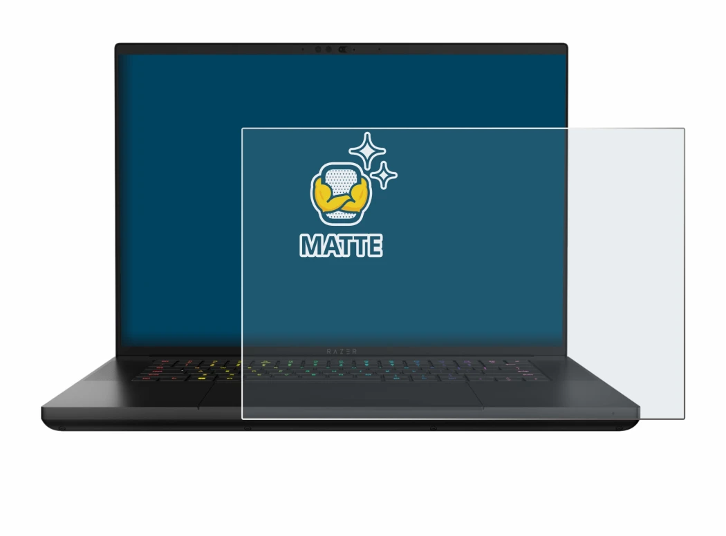 Image of the device Razer Blade 16 2024 with a wide variety of screen protectors.