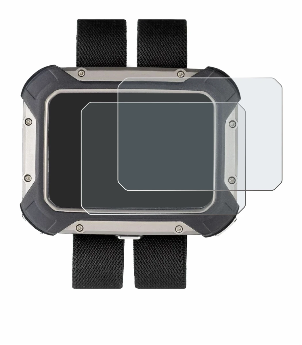 Image of the device Apeks DSX with a wide variety of screen protectors.